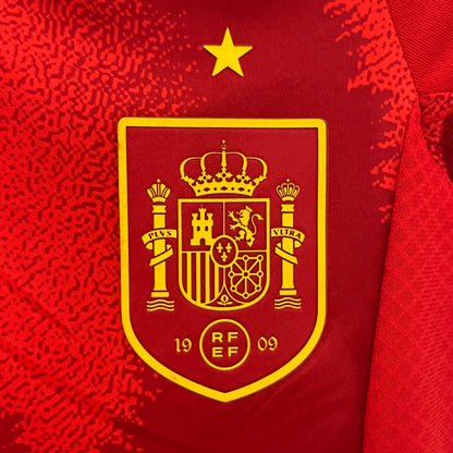 2024-25 Spain Home Kids Jersey Suit