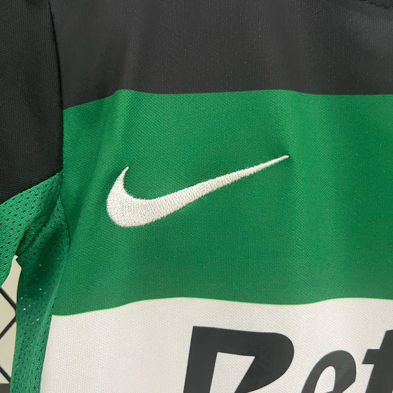 2025 Sporting Lisbon Home Kids Soccer Jersey