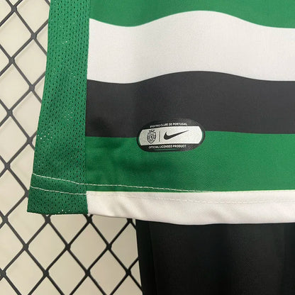 2025 Sporting Lisbon Home Kids Soccer Jersey