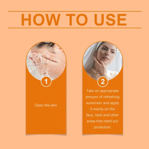 EELHOE Sunscreen Lotion SPF 60+ PA+++ - Refreshing Sunscreen Moisturizing Breathable Facial