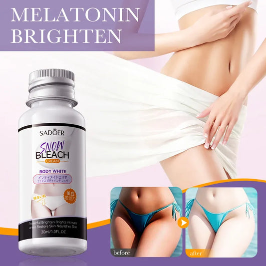 HOGI Whitening Cream Private Parts (Vagina) Underarm Bleaching Serum Whiten Butt Knee Brighten Inner Thigh Intimate Parts Dark Remove Melanin