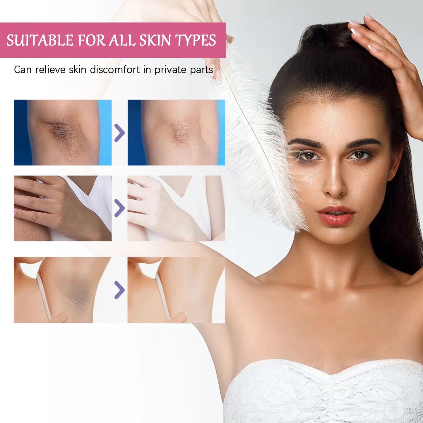 Skin Whitening Cream for Private Areas and Bikini Line – OUHOE Body Pink Cream