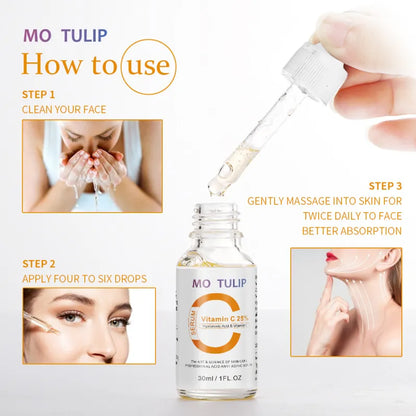 MO TULIP Hyaluronic Acid & Vitamin C Skin Firming Anti-Wrinkle Face Serum