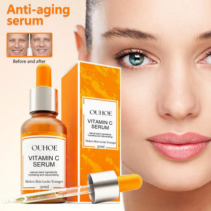 OUHOE Retinol & Vitamin C Serum – Anti-Aging, Wrinkle Reduction & Skin Firming Facial Serum (30ml)